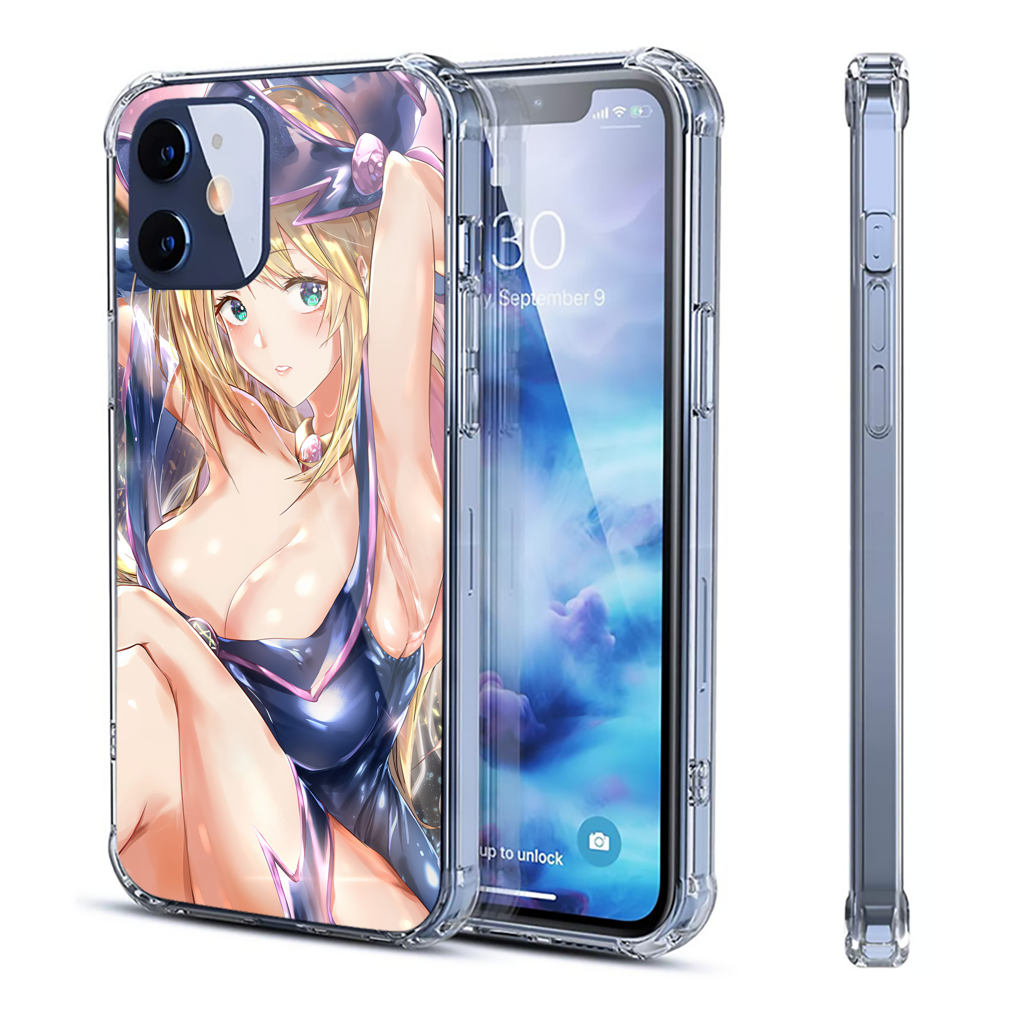 （画像用） 遊☆戯☆王 Yu-Gi-Oh! 【iPhone 12シリーズ対応】透明スマホケース（クリアソフトケース）